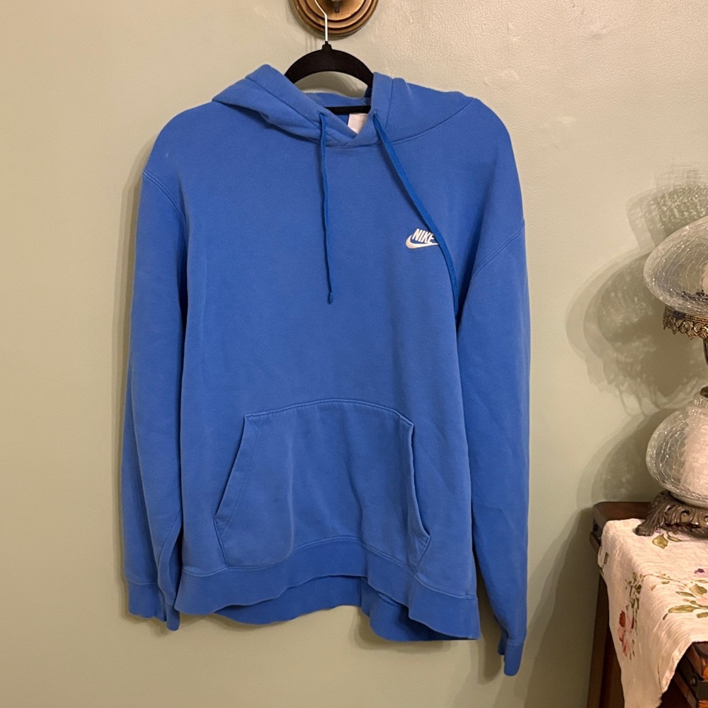 Nike Hoodie Men’s XL Blue Pullover Sweatshirt Athletic Casual